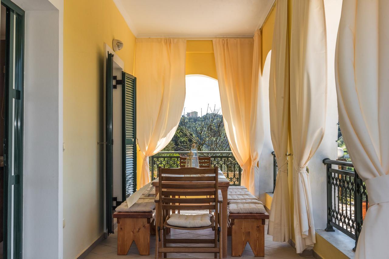 Corfu Villa Kokkini With Swimming Pool Kokkínion Exterior photo